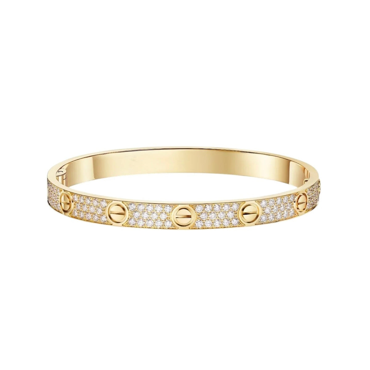 [⭐⭐JeweliWhal]LIEBESARMBAND 6,1 MM MIT DIAMANT-PAVÉ