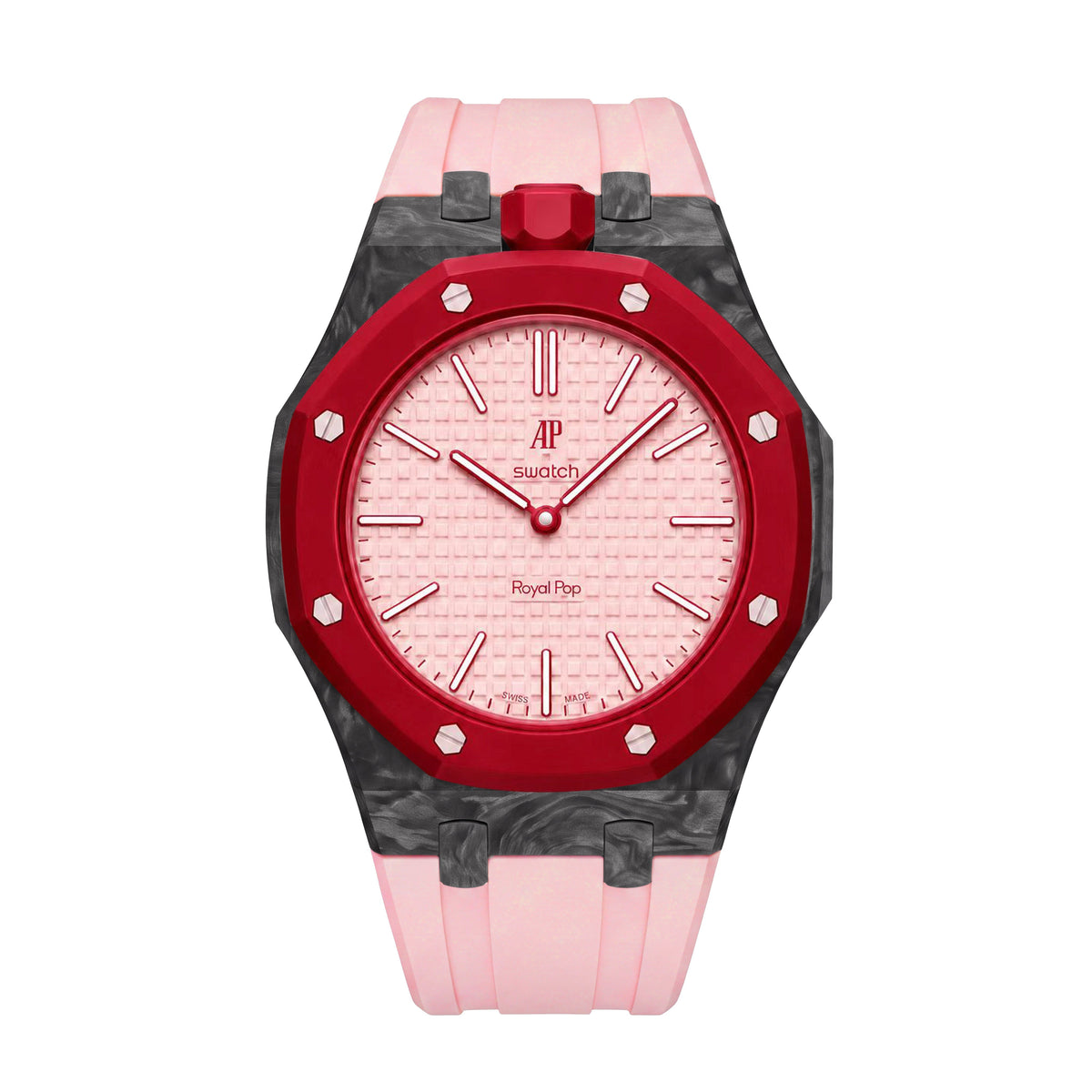 Royal Oak Pop Exclusive Gehäuse aus Karbonfaser & Silikonarmband