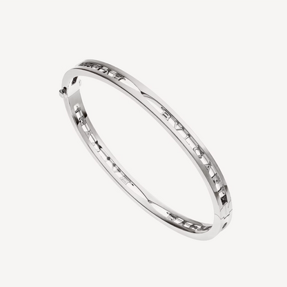 [⭐⭐JeweliWhal]ZERO 1 SPIRAL LOGO SILVER BRACELET
