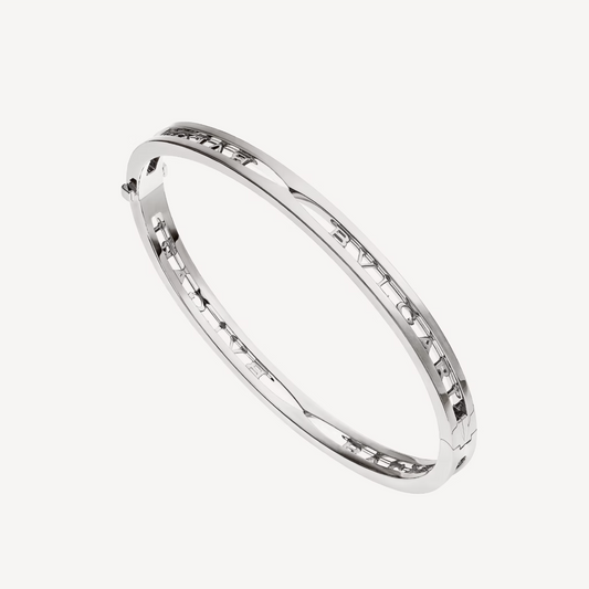 [⭐⭐JeweliWhal]ZERO 1 SPIRAL LOGO SILVER BRACELET