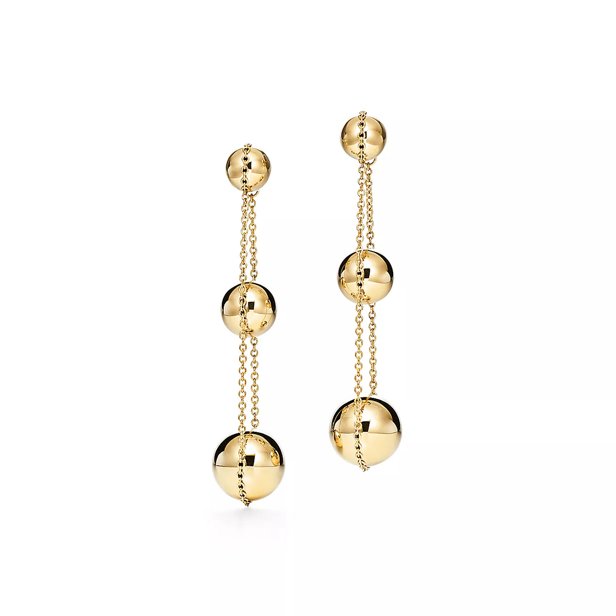 [JeweliWhal]TRIPLE DROP GOLD EARRINGS