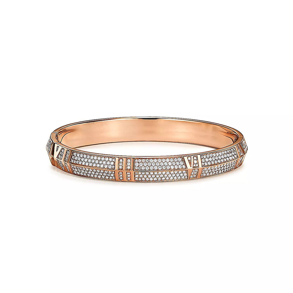 [JeweliWhal]ATLAS X PINK GOLD DIAMOND PAVED BRACELET