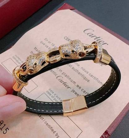 [⭐⭐JeweliWhal Schmuck] PANTHERE ARMBAND