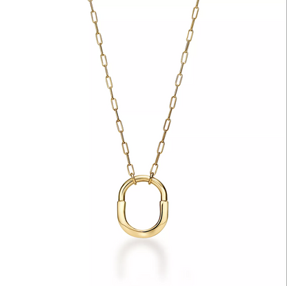 [JeweliWhal]LOCK NECKLACE GOLD