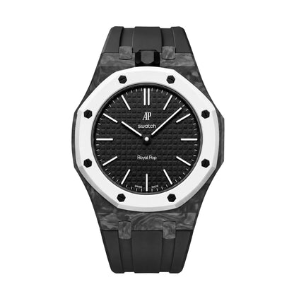 Royal Oak Pop Exclusive Gehäuse aus Karbonfaser & Silikonarmband