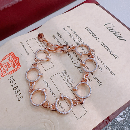 [⭐⭐JeweliWhal Jewelry] LOVE&JUSTE BRACELET DIAMONDS