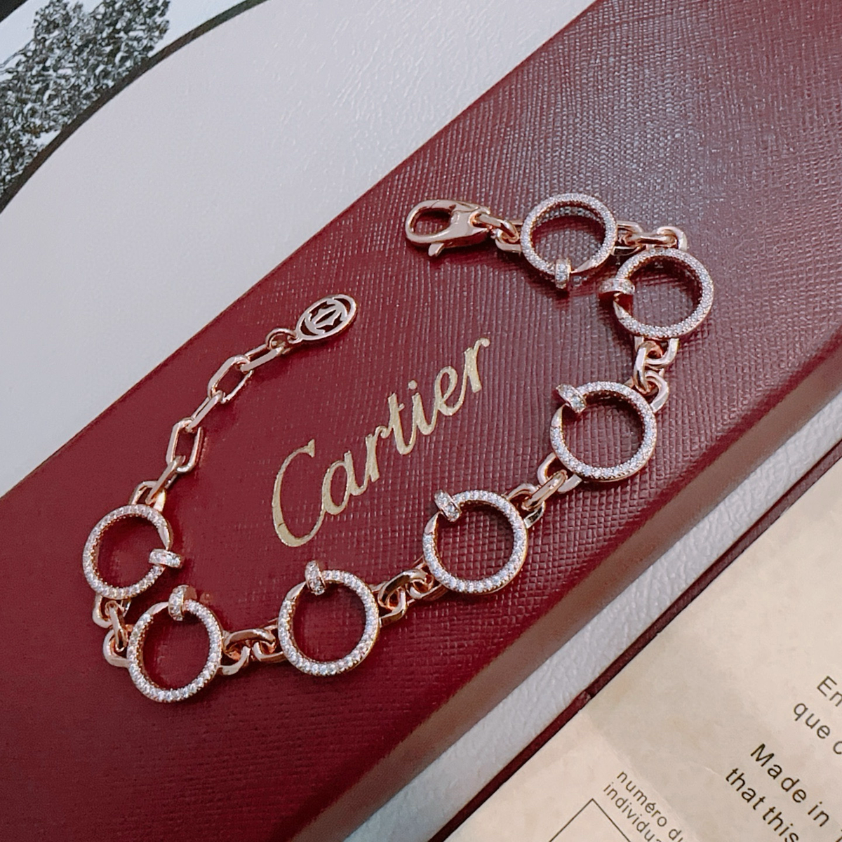 [⭐⭐JeweliWhal Jewelry] LOVE&JUSTE BRACELET DIAMONDS