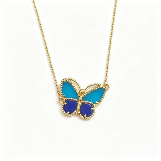 [⭐⭐JeweliWhal]  2026 NEW LUCKY BUTTERFLY 1 MOTIFS NECKLACE