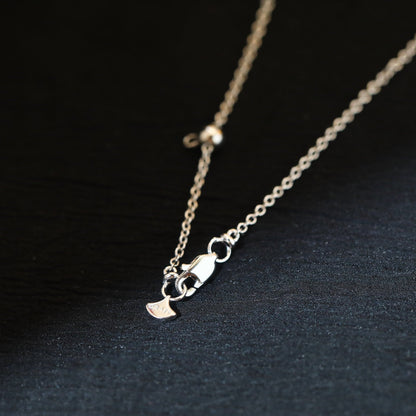 [JeweliWhal]]wild flower diamond line pendant
