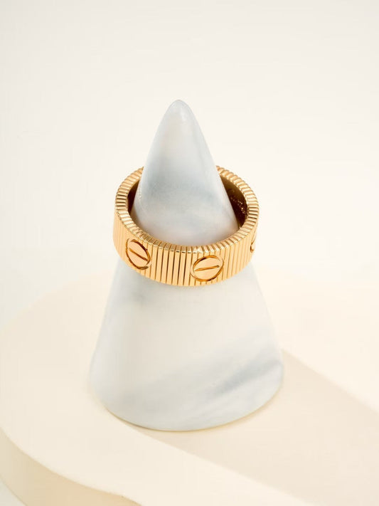 [⭐⭐JeweliWhal]LOVE 6.5MM RING