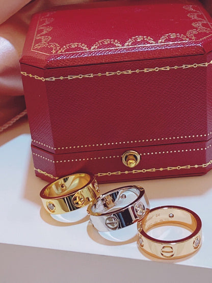 [⭐⭐JeweliWhal]Three-Diamond Ring