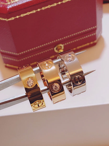 [⭐⭐JeweliWhal]Three-Diamond Ring