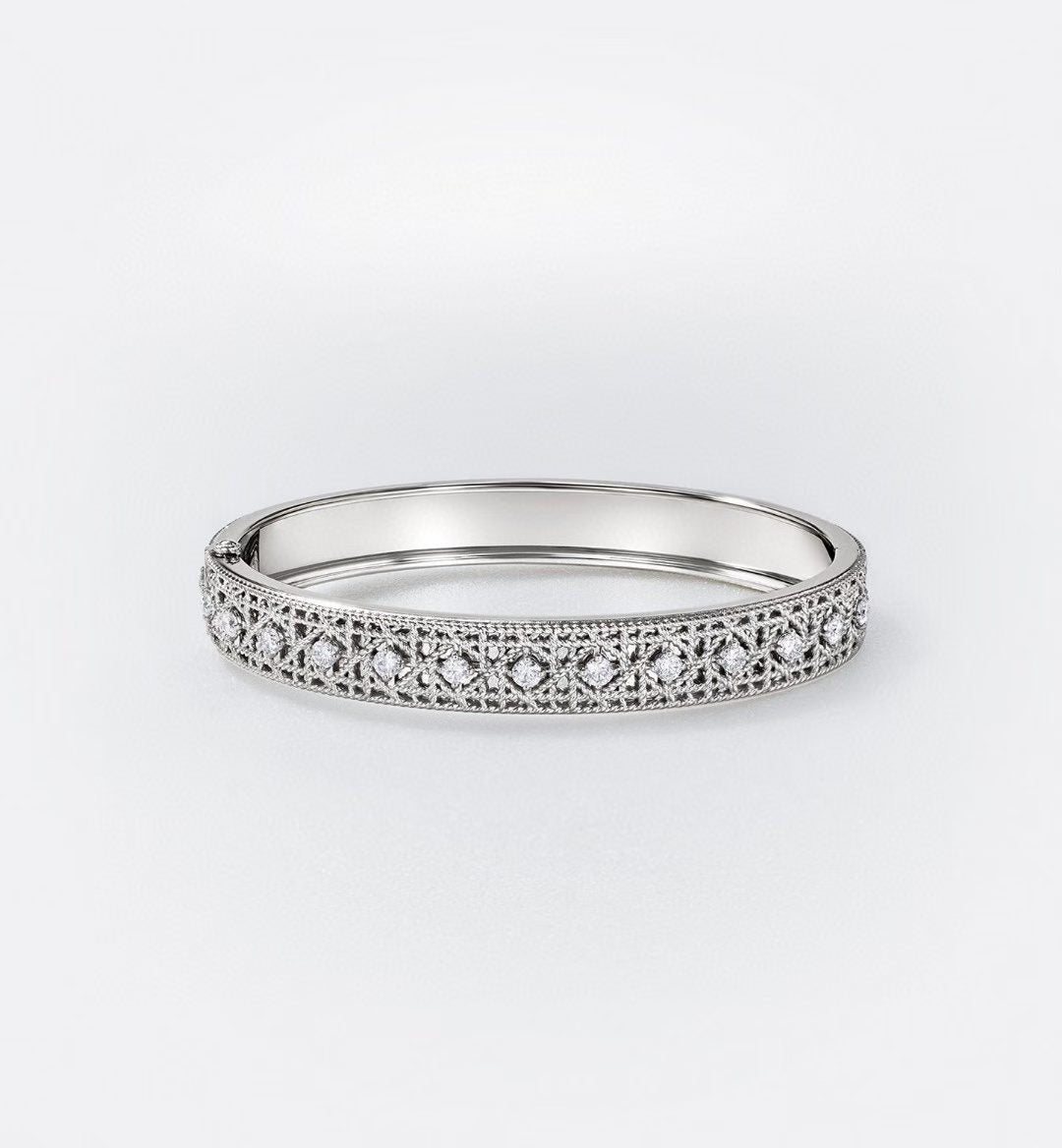 [⭐⭐JeweliWhal]2026 WOVEN-PATTERN BRACELET SET WITH FULL DIAMOND INLAY THREE-COLORS