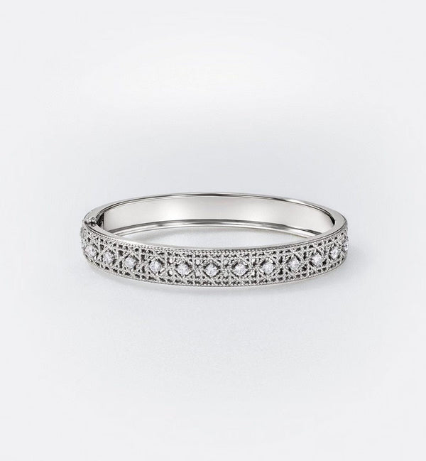 [⭐⭐JeweliWhal]2026 WOVEN-PATTERN BRACELET SET WITH FULL DIAMOND INLAY THREE-COLORS