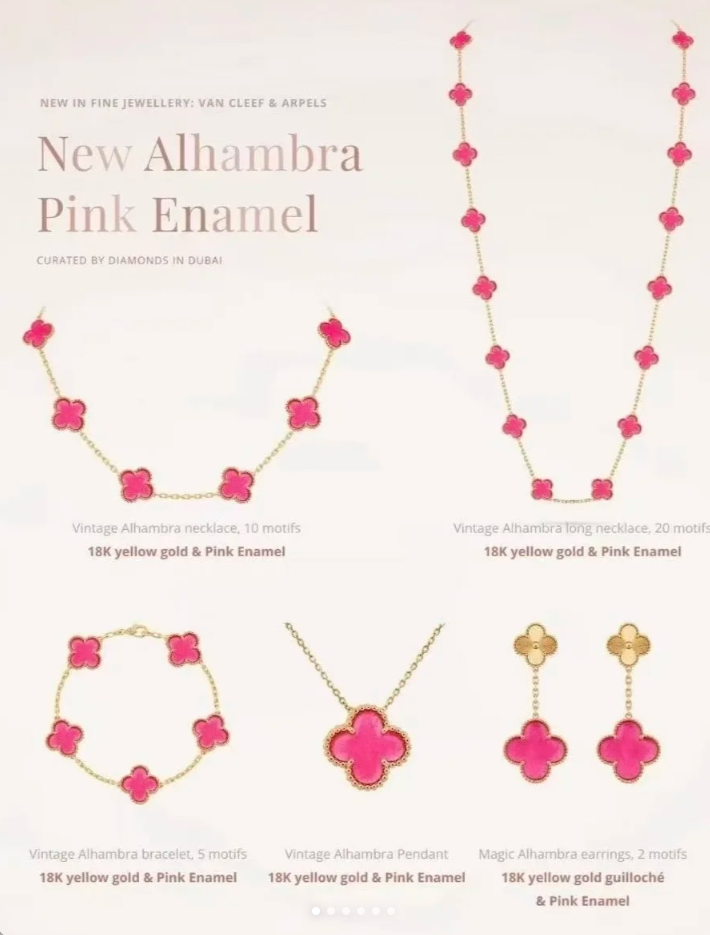 [⭐⭐JeweliWhal]26 NEUES PINK BUBBLE EMAILLE-SET