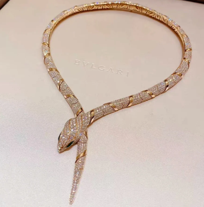 [⭐⭐JeweliWhal]HAUTE COUTURE GOLD SERPENTI NECKLACE