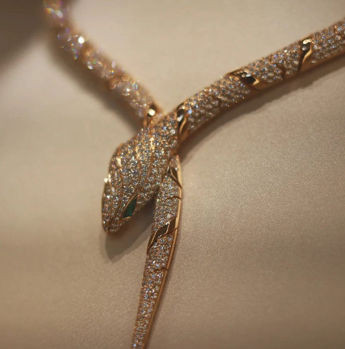 [⭐⭐JeweliWhal]HAUTE COUTURE GOLD SERPENTI NECKLACE