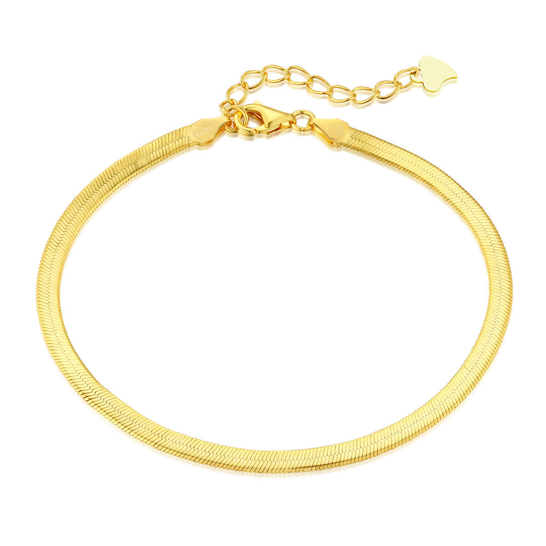 [Manual]Flat Snake Bone Chain Blade Necklace