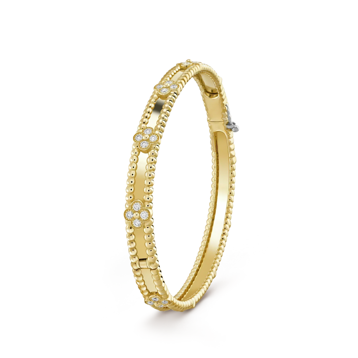[⭐⭐JeweliWhal]CLOVER BRACELET 4MM DIAMONDS