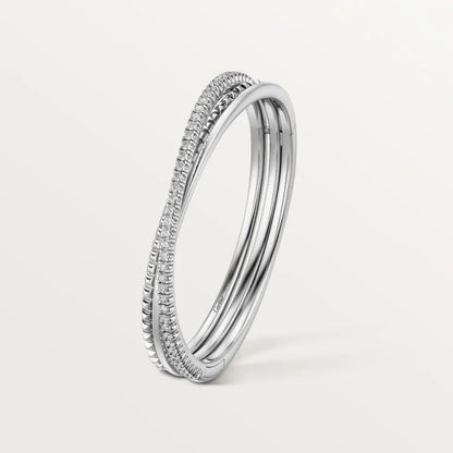 [⭐⭐JeweliWhal]ETINCELLE HALF-PAVED DIAMOND BRACELET
