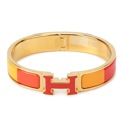 [⭐⭐JeweliWhal]H BRACELET ORANGE RAINBOW CERAMIC