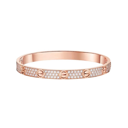 [⭐⭐JeweliWhal]LIEBESARMBAND 6,1 MM MIT DIAMANT-PAVÉ