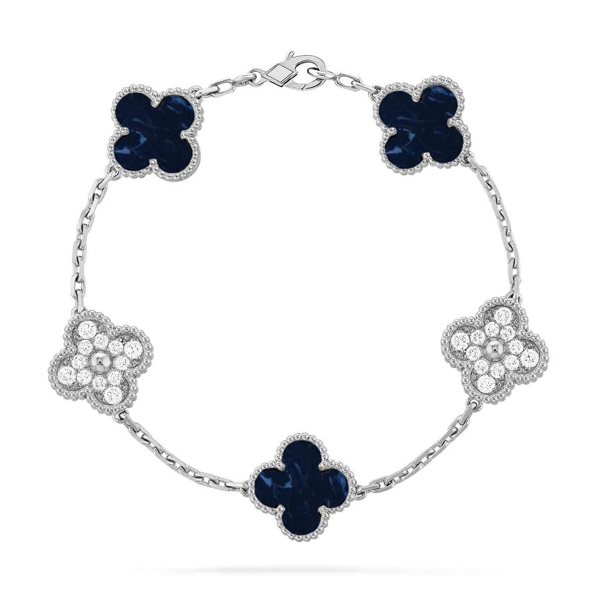 [⭐⭐JeweliWhal]CLOVER 5 MOTIF PIETERSITE BRACELET COLLECTION