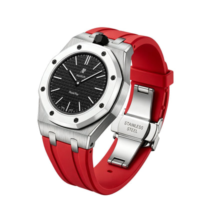 Royal Oak Pop Exklusives Stahlgehäuse & Silikonarmband mit Halterung