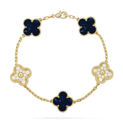 [⭐⭐JeweliWhal]CLOVER 5 MOTIF PIETERSITE BRACELET COLLECTION