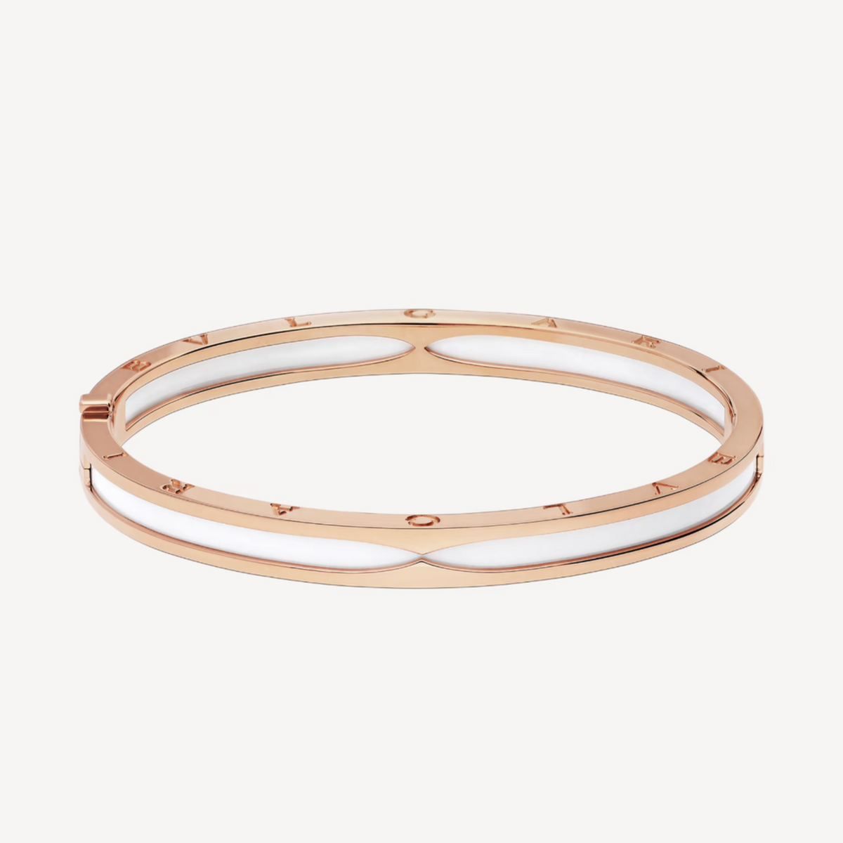 [⭐⭐JeweliWhal]ZERO 1 ROSÉGOLD MIT WEISSEM KERAMIKARMBAND