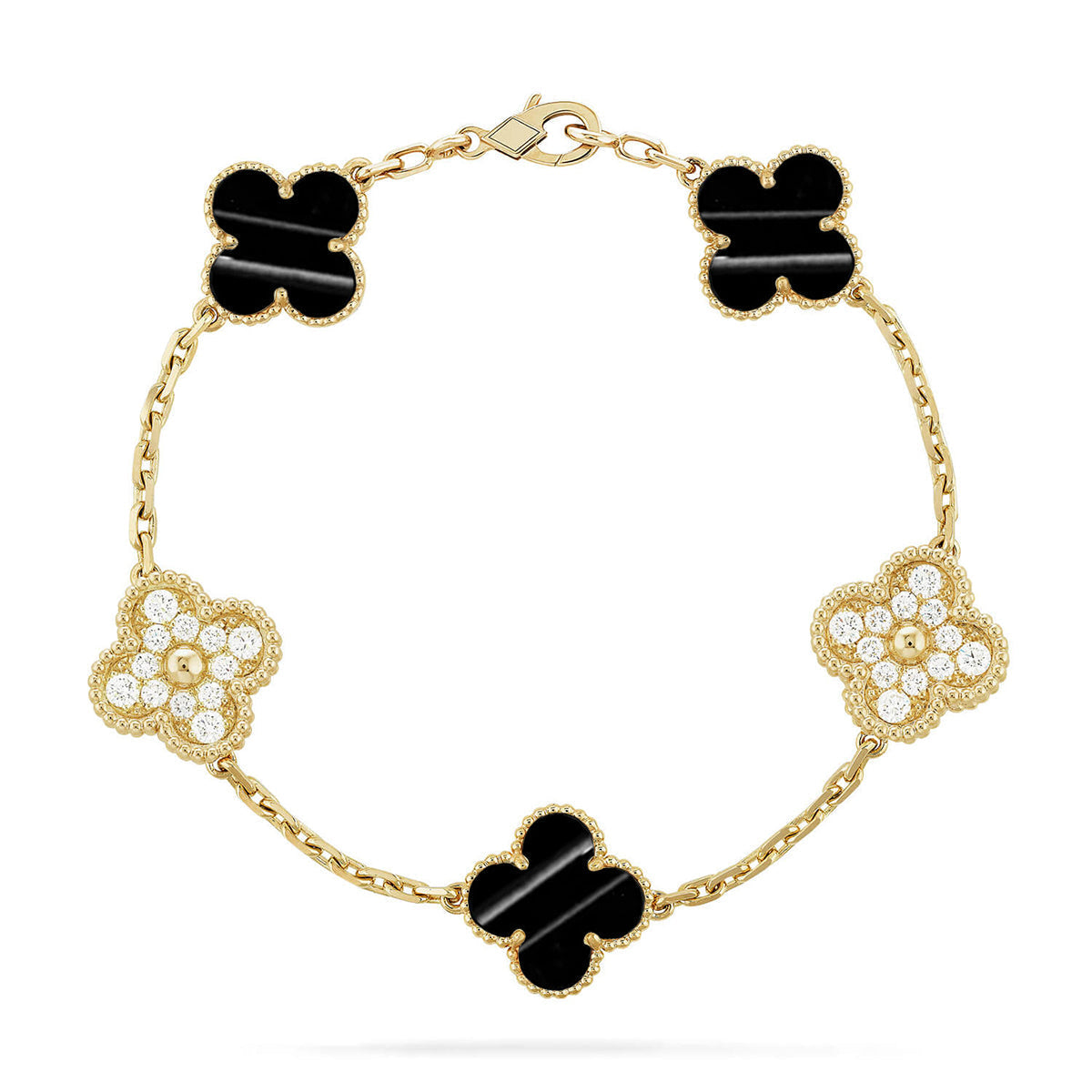 [⭐⭐JeweliWhal] CLOVER 5 MOTIF PULSAR STONE BRACELET COLLECTION