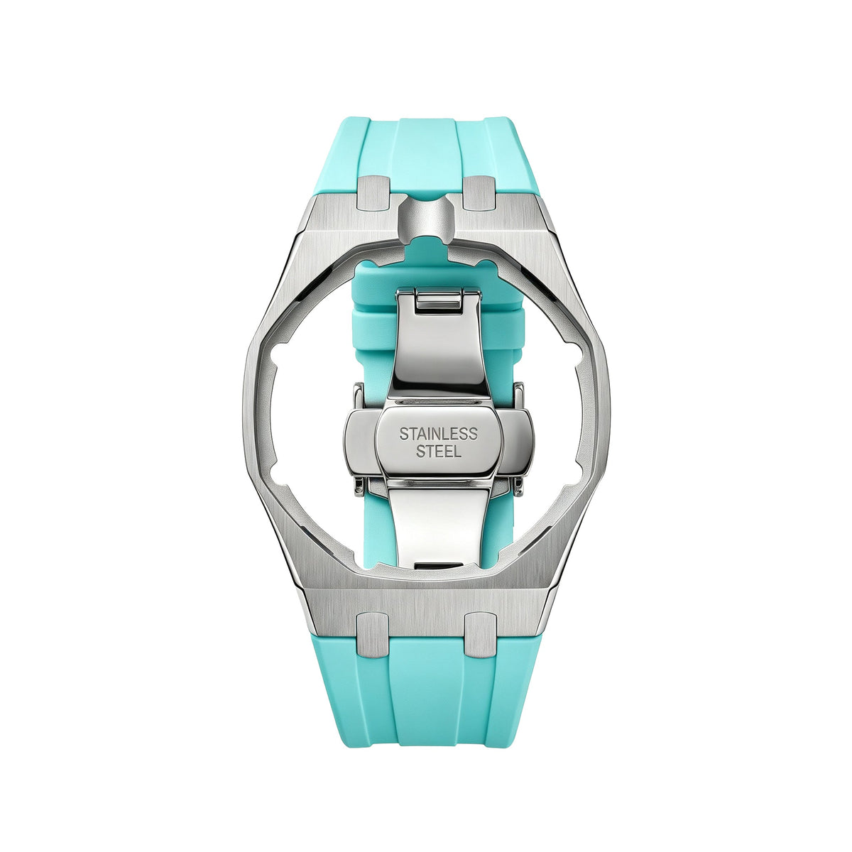Royal Oak Pop Exklusives Stahlgehäuse & Silikonarmband mit Halterung