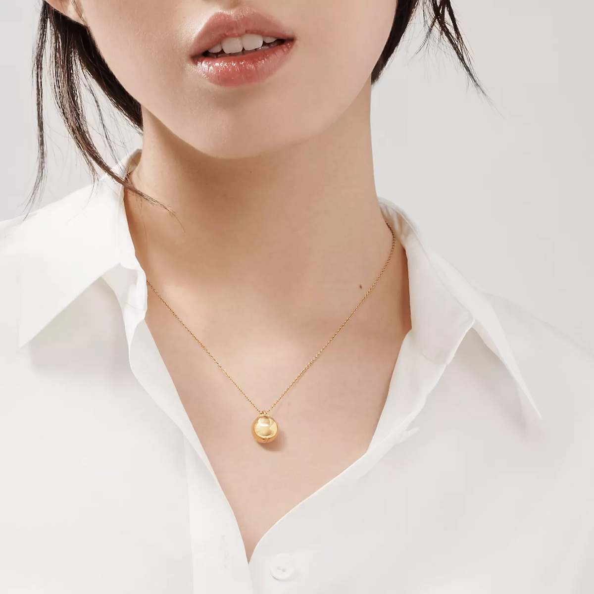 [JeweliWhal]BALL PENDANT 12.75MM NECKLACE