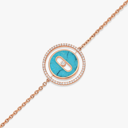 [⭐⭐JeweliWhal]Demo MOVE TÜRKIS PINKGOLD DIAMANTARMBAND