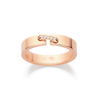 [⭐⭐JeweliWhal]ALLIANZ-RING LIENS VIDENCE DIAMANT 4 MM