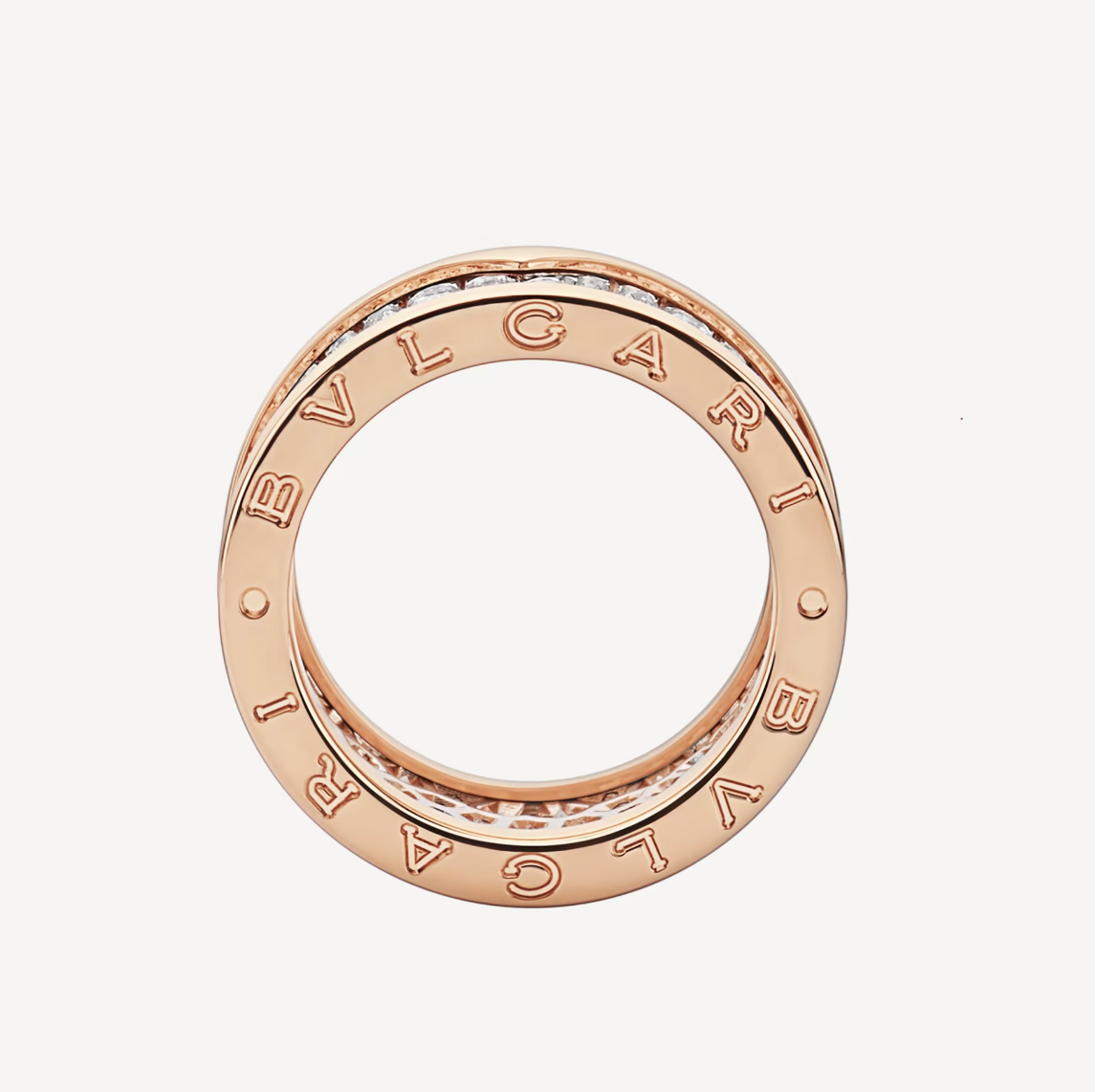 [⭐⭐JeweliWhal]ZERO 1 WITH PAVED DIAMONDS ON THE SPIRAL RING