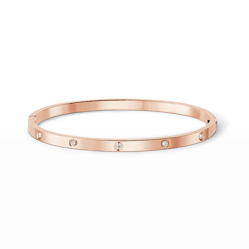 [⭐⭐JeweliWhal]LOVE BRACELET 3.65MM 10 DIAMONDS