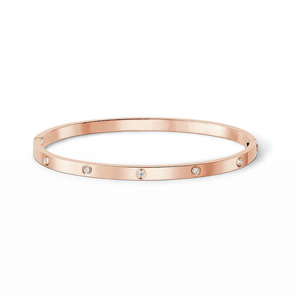 [⭐⭐JeweliWhal]LOVE BRACELET 3.65MM 10 DIAMONDS