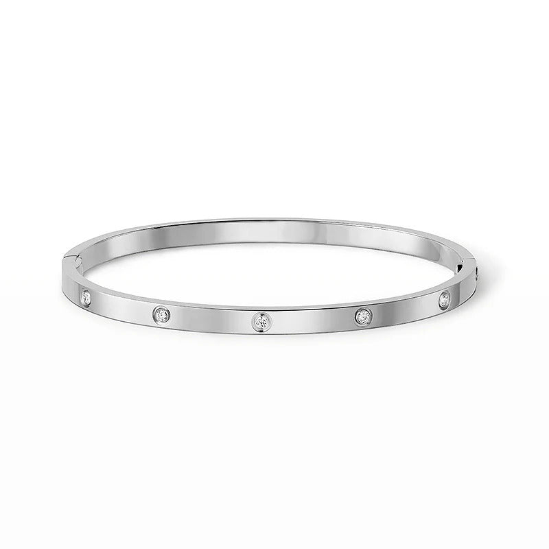 [⭐⭐JeweliWhal]LOVE BRACELET 3.65MM 10 DIAMONDS