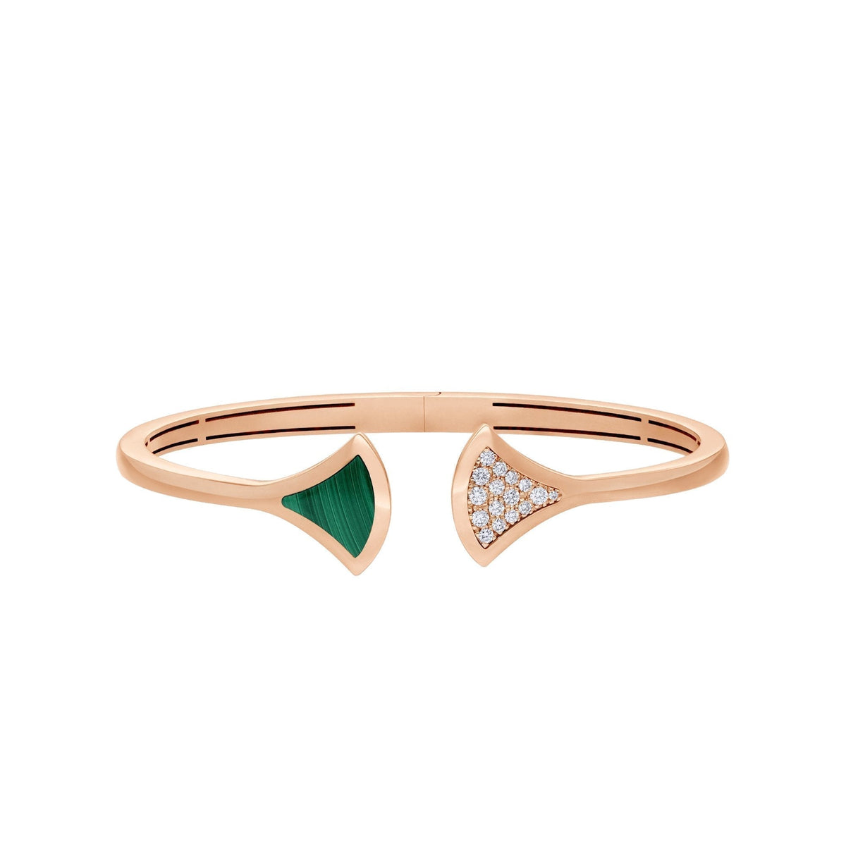[⭐⭐JeweliWhal]DREAM BRACELET OPEN MALACHITE PINK GOLD