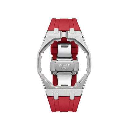 Royal Oak Pop Exklusives Stahlgehäuse & Silikonarmband mit Halterung