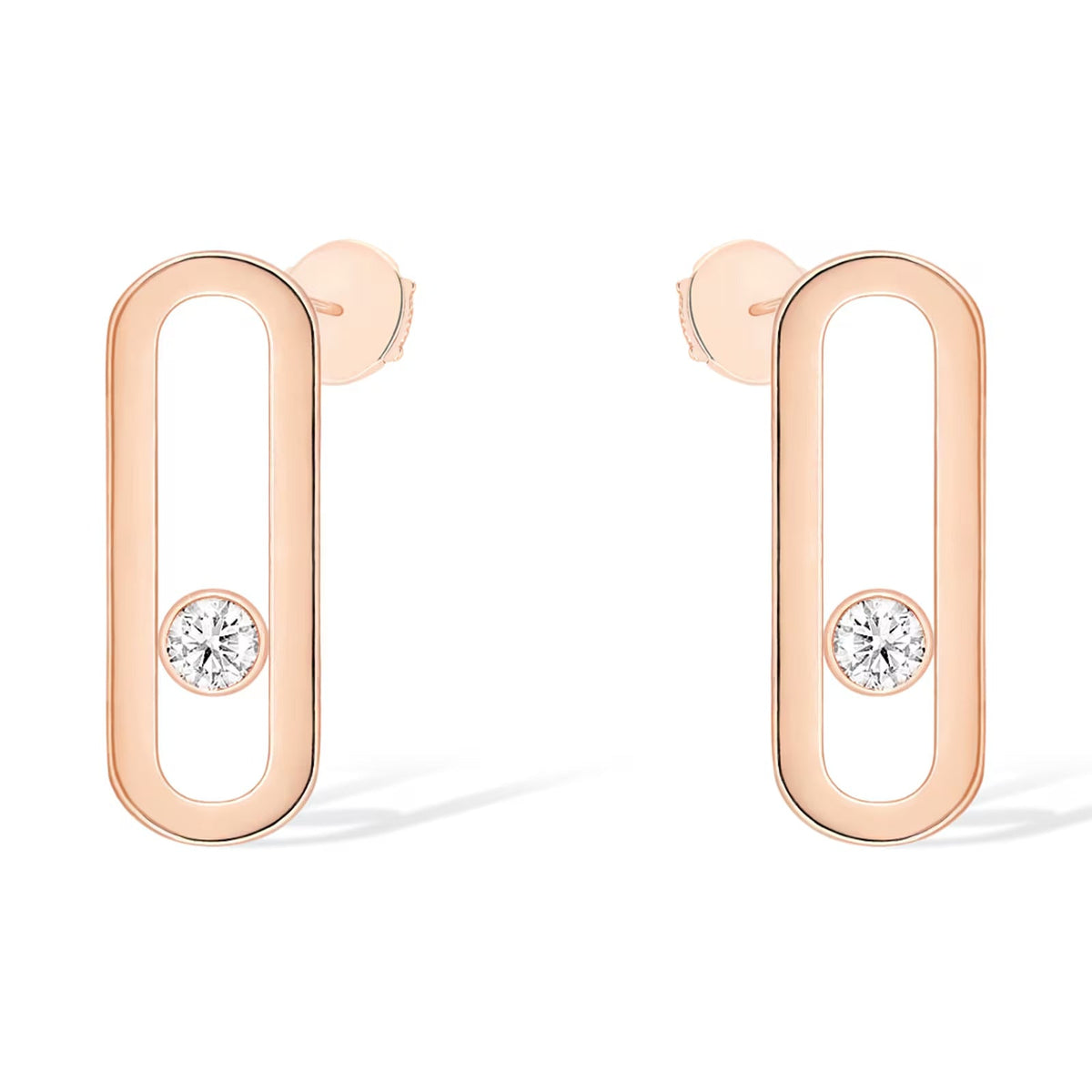 [⭐⭐JeweliWhal]MOVE UNO SMALL 1 DIAMOND EARRINGS