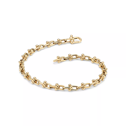 [JeweliWhal]HARDWEAR MICRO LINK 44 MOTIF GOLD BRACELET