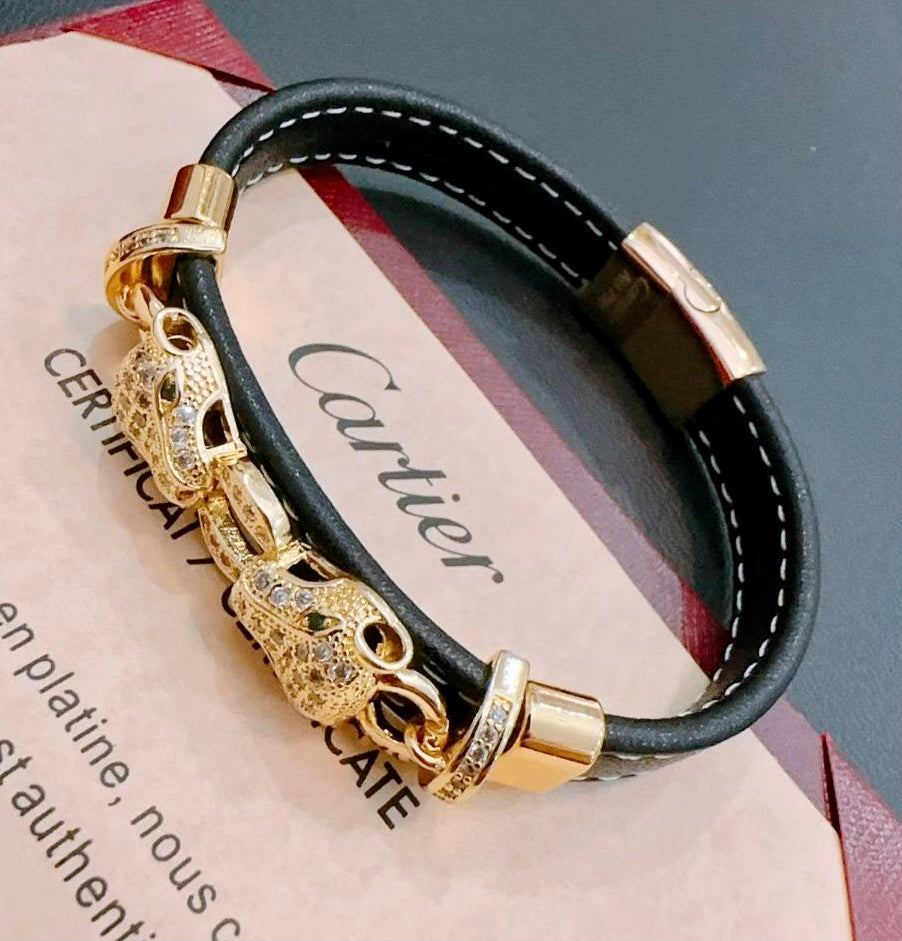[⭐⭐JeweliWhal Schmuck] PANTHERE ARMBAND