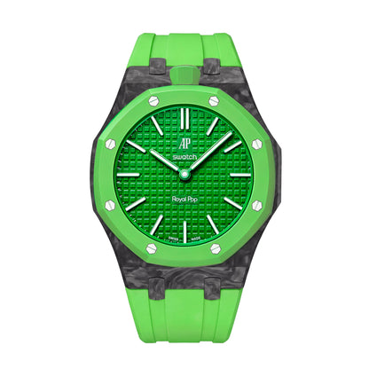 Royal Oak Pop Exclusive Gehäuse aus Karbonfaser & Silikonarmband
