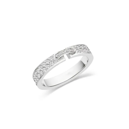 [⭐⭐JeweliWhal]ALLIANCE LIENS VIDENCE PAVED DIAMOND 4MM RING