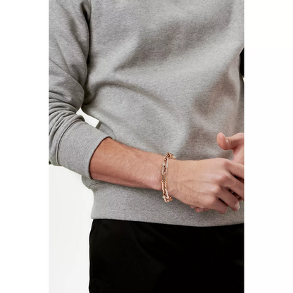 [JeweliWhal]HARDWEAR LARGE LINK PINK GOLD PAVED DIAMOND BRACELET