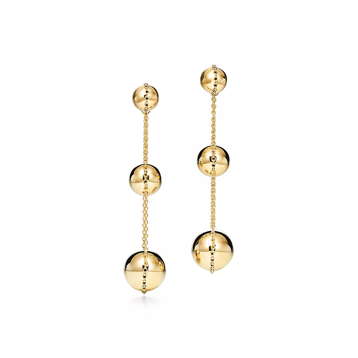 [JeweliWhal]TRIPLE DROP GOLD EARRINGS