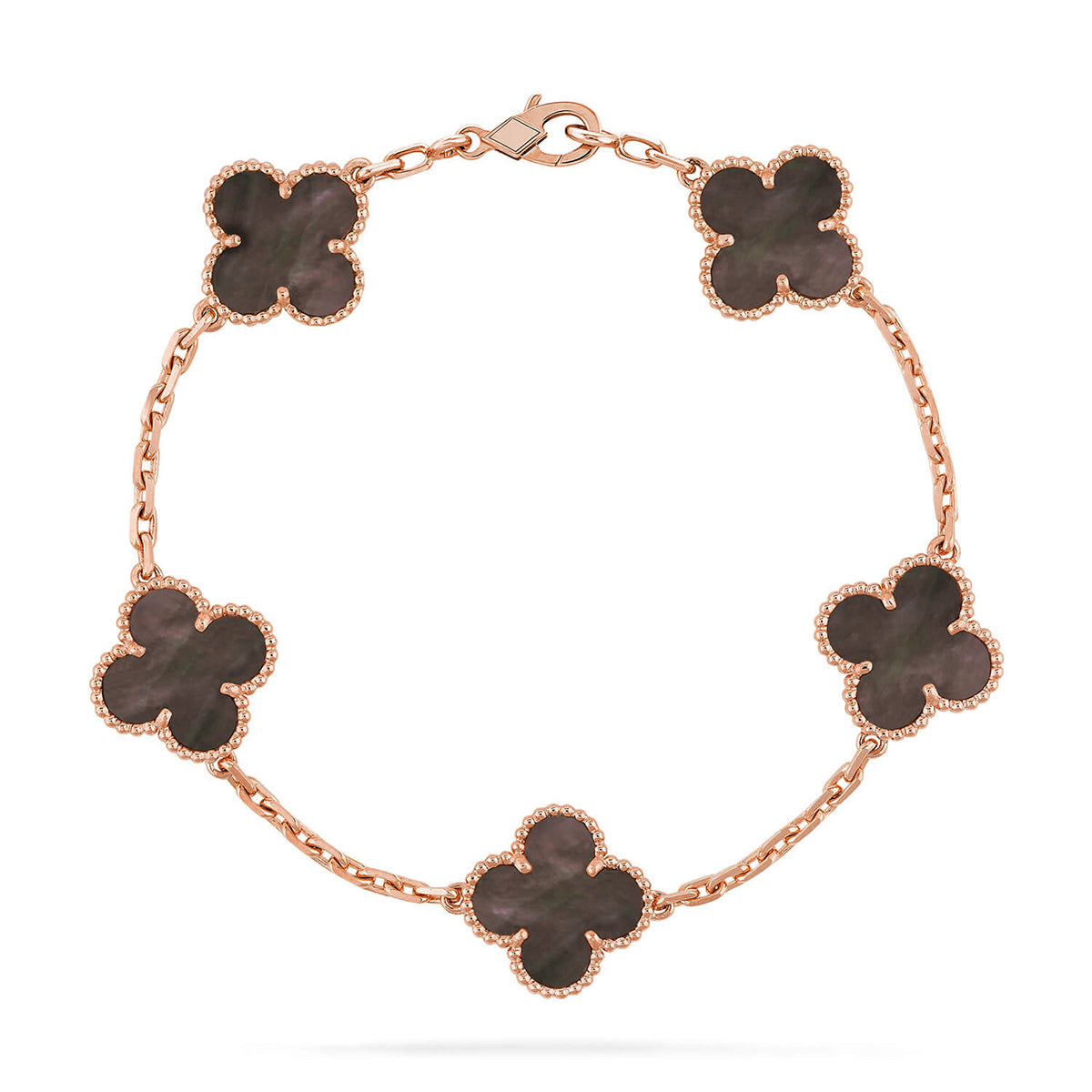 [⭐⭐JeweliWhal] CLOVER 5 MOTIF GRAY MOP BRACELET COLLECTION