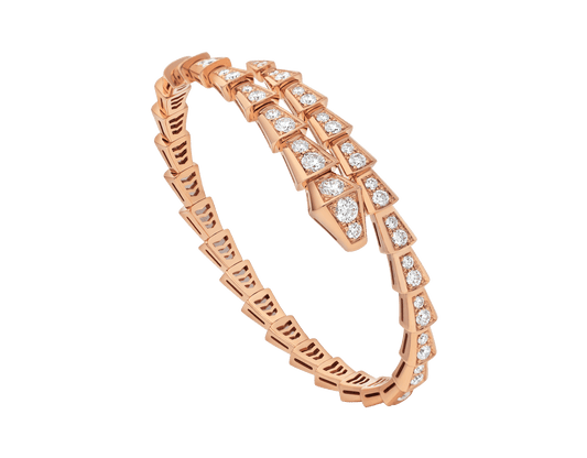 [⭐⭐JeweliWhal]SERPENTI ARMBAND 6,8MM ROSÉGOLD DIAMANT